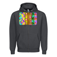 Smoke summer brushstroke Zipper Hoodie - Jasminsmagicworld
