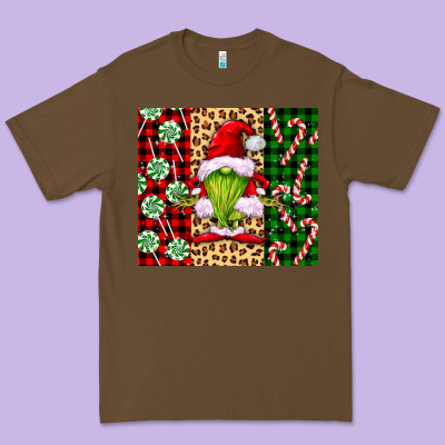 Green Christmas Gnome Premium Tee Designed By Fadigitalartstudio