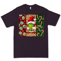 Plum green christmas gnome Premium Tee - FaDigitalArtStudio
