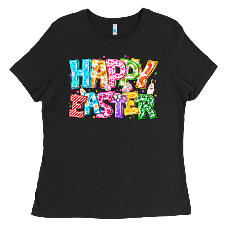 Happy Easter Ladies Tee by CowhideDigitalArt | Teevron
