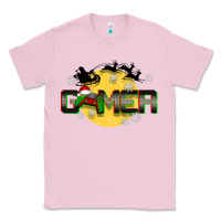 Bubblegum Pink Christmas gamer Classic Tee - BarkalooDesign