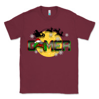 Burgundy Christmas gamer Classic Tee - BarkalooDesign