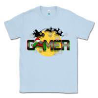 Dusty Blue Christmas gamer Classic Tee - BarkalooDesign