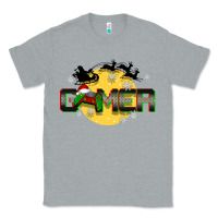 Heather Grey Christmas gamer Classic Tee - BarkalooDesign