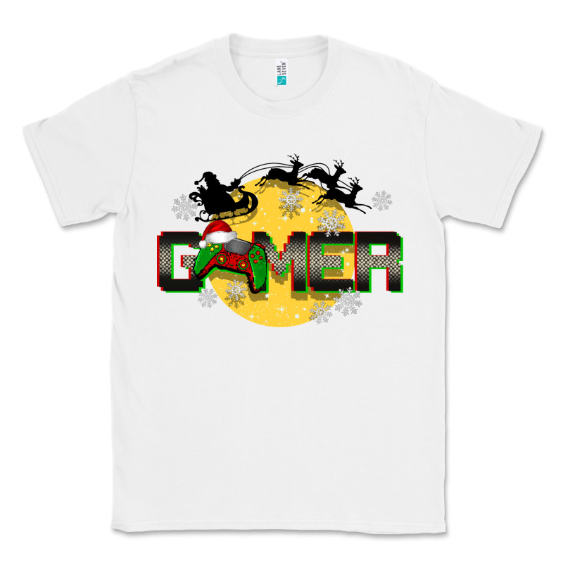 Christmas Gamer Classic Tee by BarkalooDesign | Teevron