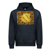 Navy watercolor glitter leopard softball background Urban Hoodie - RanaPortraitStore