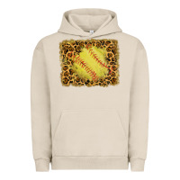Pigment French Oak watercolor glitter leopard softball background Urban Hoodie - RanaPortraitStore
