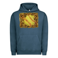 Pigment Midnight Navy watercolor glitter leopard softball background Urban Hoodie - RanaPortraitStore