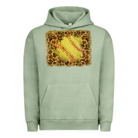 Pigment Oil Green watercolor glitter leopard softball background Urban Hoodie - RanaPortraitStore