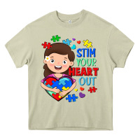 Mossy Stim your heart out Heavy Core Tee - FaDigitalArtStudio