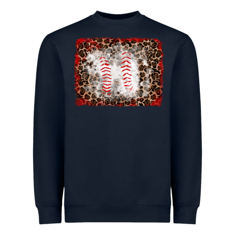 Baseball Leopard Background Heavyweight Sweatshirt by RanaPortraitStore | Teevron
