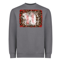 Storm baseball leopard background Heavyweight Sweatshirt - RanaPortraitStore