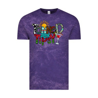 Cloud Purple Tanned And Tipsy Vintage Tee - CowhideDigitalArt