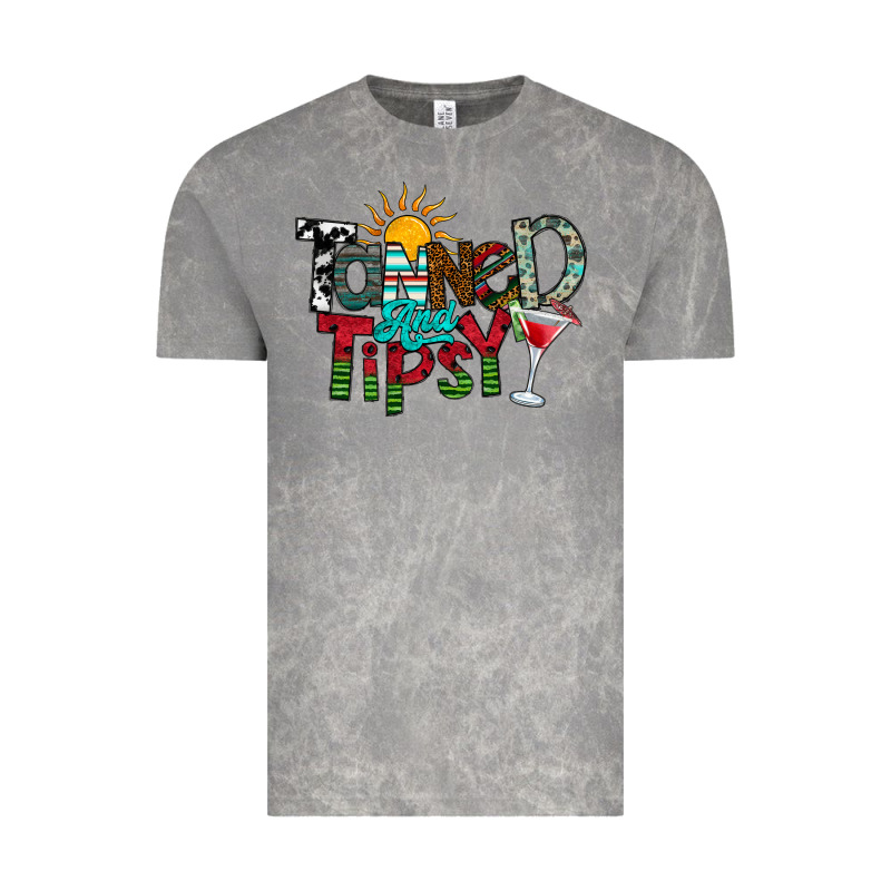 Tanned And Tipsy Vintage Tee by CowhideDigitalArt | Teevron