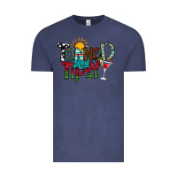 Vintage Denim Tanned And Tipsy Vintage Tee - CowhideDigitalArt