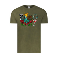Vintage Olive Tanned And Tipsy Vintage Tee - CowhideDigitalArt