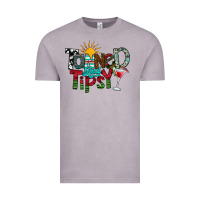 Vintage Zinc Tanned And Tipsy Vintage Tee - CowhideDigitalArt