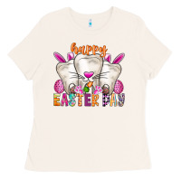 Bone Happy Easter Ladies Tee - CowhideDigitalArt