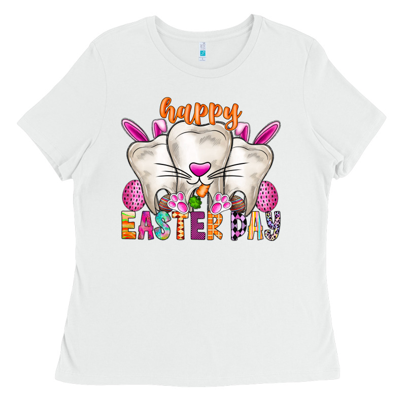 Happy Easter Ladies Tee by CowhideDigitalArt | Teevron
