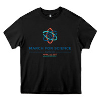 Black march for science astronaut Heavy Core Tee - DesigneFamous