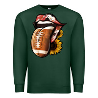 Sports Green Football Tongue Premium Sweatshirt - Jasminsmagicworld