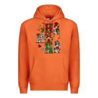 Carrot christmas ho ho ho gnomes Premium Hoodie - BarkalooDesign