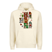Sandshell christmas ho ho ho gnomes Premium Hoodie - BarkalooDesign