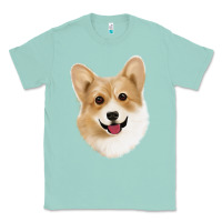 Seafoam Corgi Classic Tee - Jasminsmagicworld