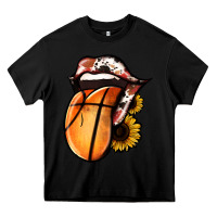 Black Basketball Tongue Heavy Core Tee - Jasminsmagicworld
