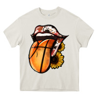 Cream Basketball Tongue Heavy Core Tee - Jasminsmagicworld