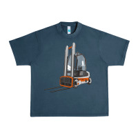 Midnight Navy Forklift Urban Heavy Tee - LillyAllenDesigns