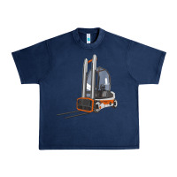 Navy Forklift Urban Heavy Tee - LillyAllenDesigns