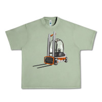 Oil Green Forklift Urban Heavy Tee - LillyAllenDesigns