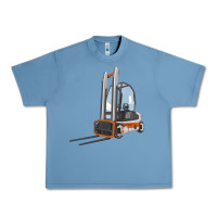 Pebble Blue Forklift Urban Heavy Tee - LillyAllenDesigns