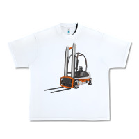 White Forklift Urban Heavy Tee - LillyAllenDesigns