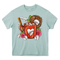 Baseball Coffee Cup Heavy Core Tee | Teevron