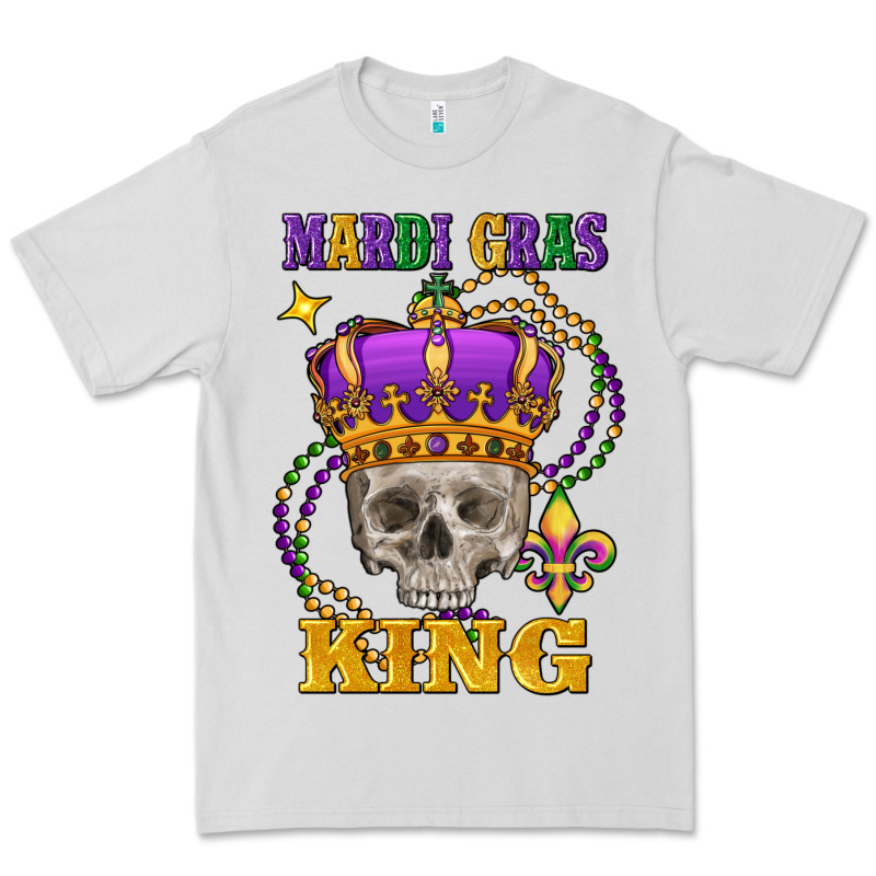 Skull Mardi Gras King Premium Tee by FaDigitalArtStudio | Teevron