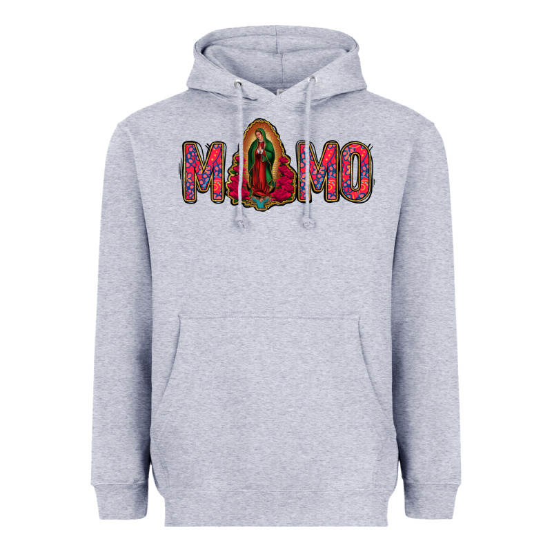 Lady Of Guadalupe Momo Heavyweight Hoodie by Jasminsmagicworld | Teevron