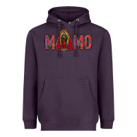 Plum Lady Of Guadalupe Momo Heavyweight Hoodie - Jasminsmagicworld