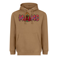 Toasted Coconut Lady Of Guadalupe Momo Heavyweight Hoodie - Jasminsmagicworld