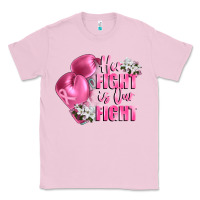 Bubblegum Pink her fight is our fight Breast cancer awareness Classic Tee - FaDigitalArtStudio