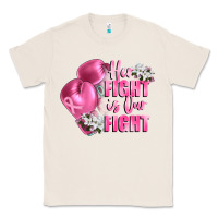 Natural her fight is our fight Breast cancer awareness Classic Tee - FaDigitalArtStudio