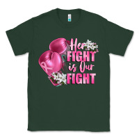 Sports Green her fight is our fight Breast cancer awareness Classic Tee - FaDigitalArtStudio