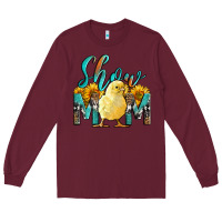 Burgundy Western Show Mom Baby Chick Long Sleeve Tee - LillyAllenDesigns