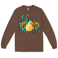 Chestnut Western Show Mom Baby Chick Long Sleeve Tee - LillyAllenDesigns