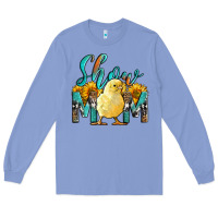 Western Show Mom Baby Chick Long Sleeve Tee | Teevron