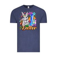 Vintage Denim MY easter Vintage Tee - CowhideDigitalArt
