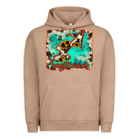 Pigment Burro Sagittarius turquoise cowhide Urban Hoodie - RanaPortraitStore