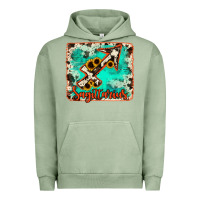Pigment Oil Green Sagittarius turquoise cowhide Urban Hoodie - RanaPortraitStore