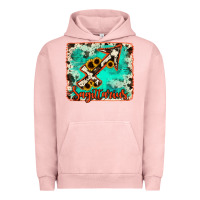 Pigment Salmon Sagittarius turquoise cowhide Urban Hoodie - RanaPortraitStore
